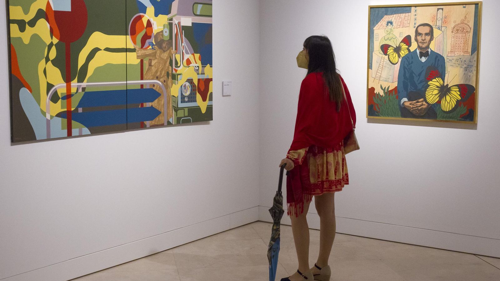 Esencias del pop en la obra de Chicano reunida en la muestra. Esencias del pop en la obra de Chicano reunida en la muestra.