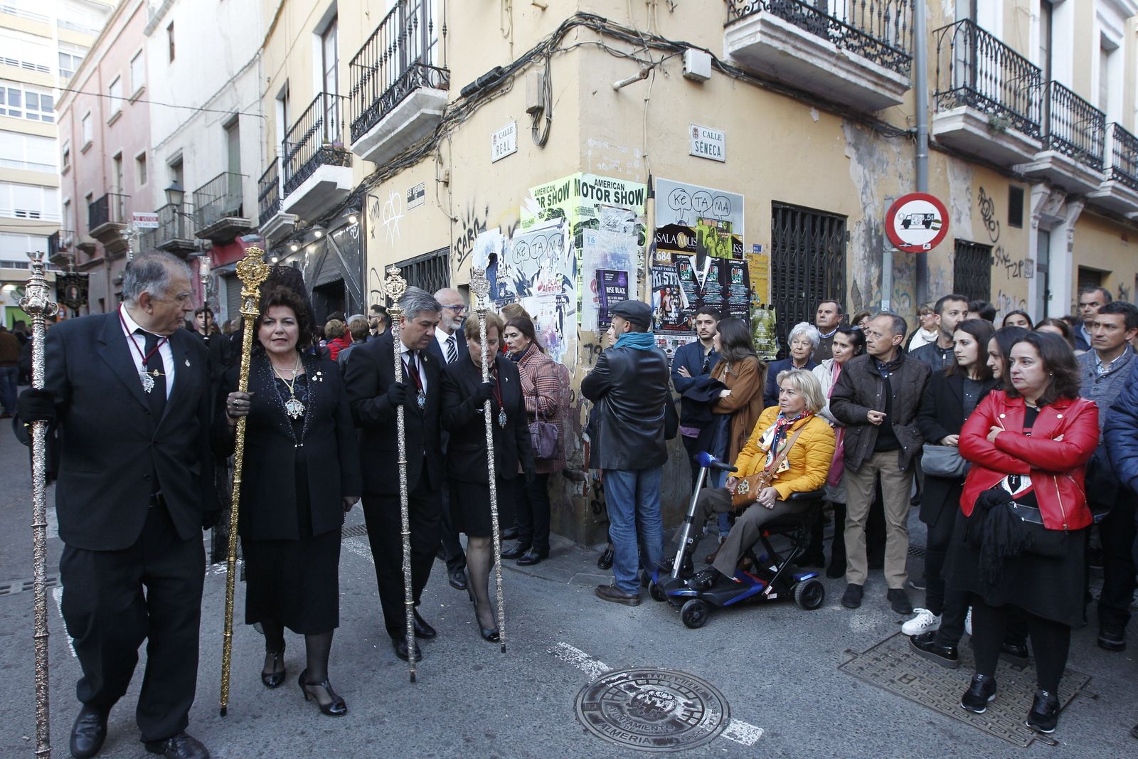 Imágenes de la Procesión del Entierro, Viernes Santo. Semana Santa Almería 2019