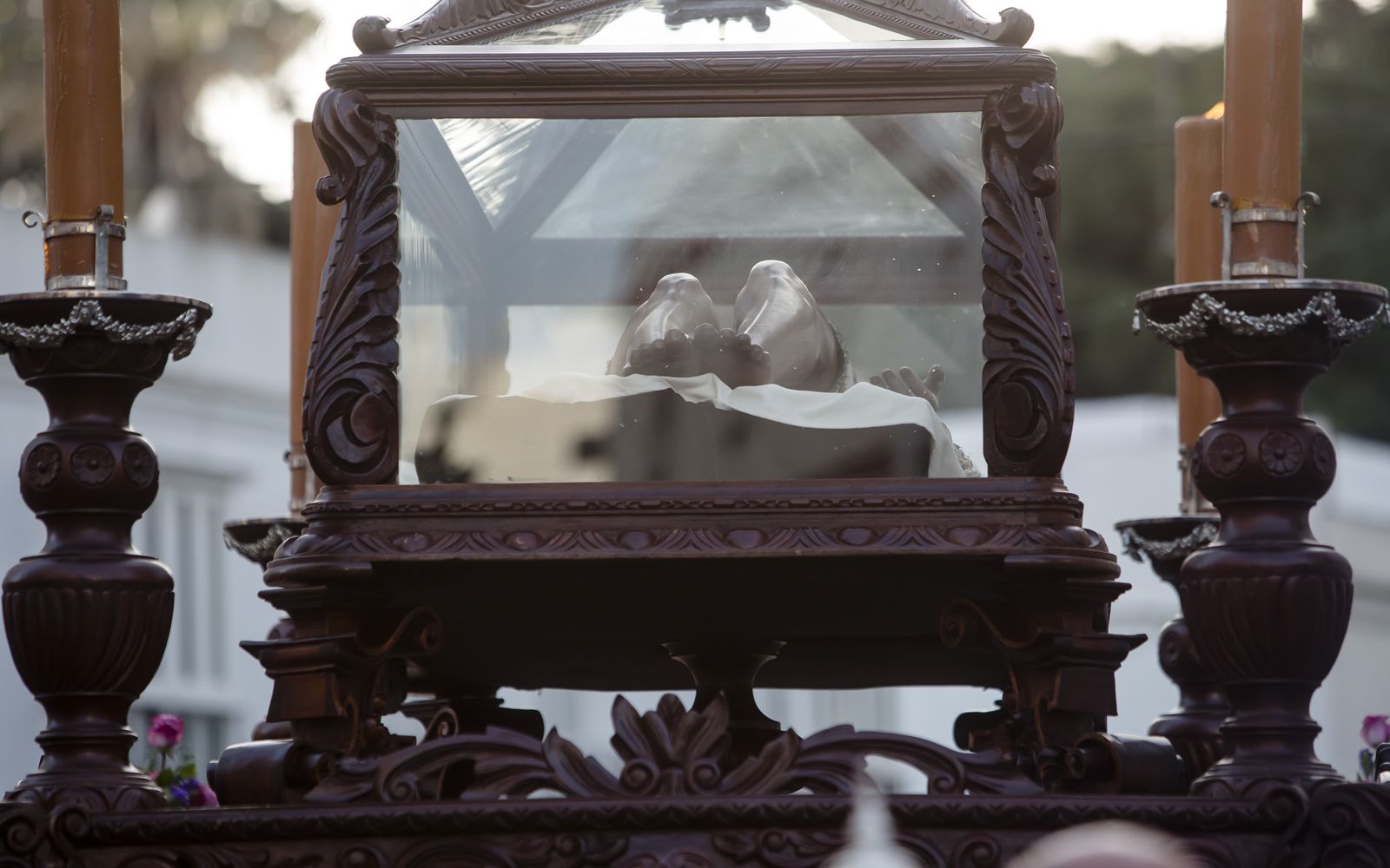 Las imágenes de la cofradía de la soledad en la Semana Santa de Chiclana 2022