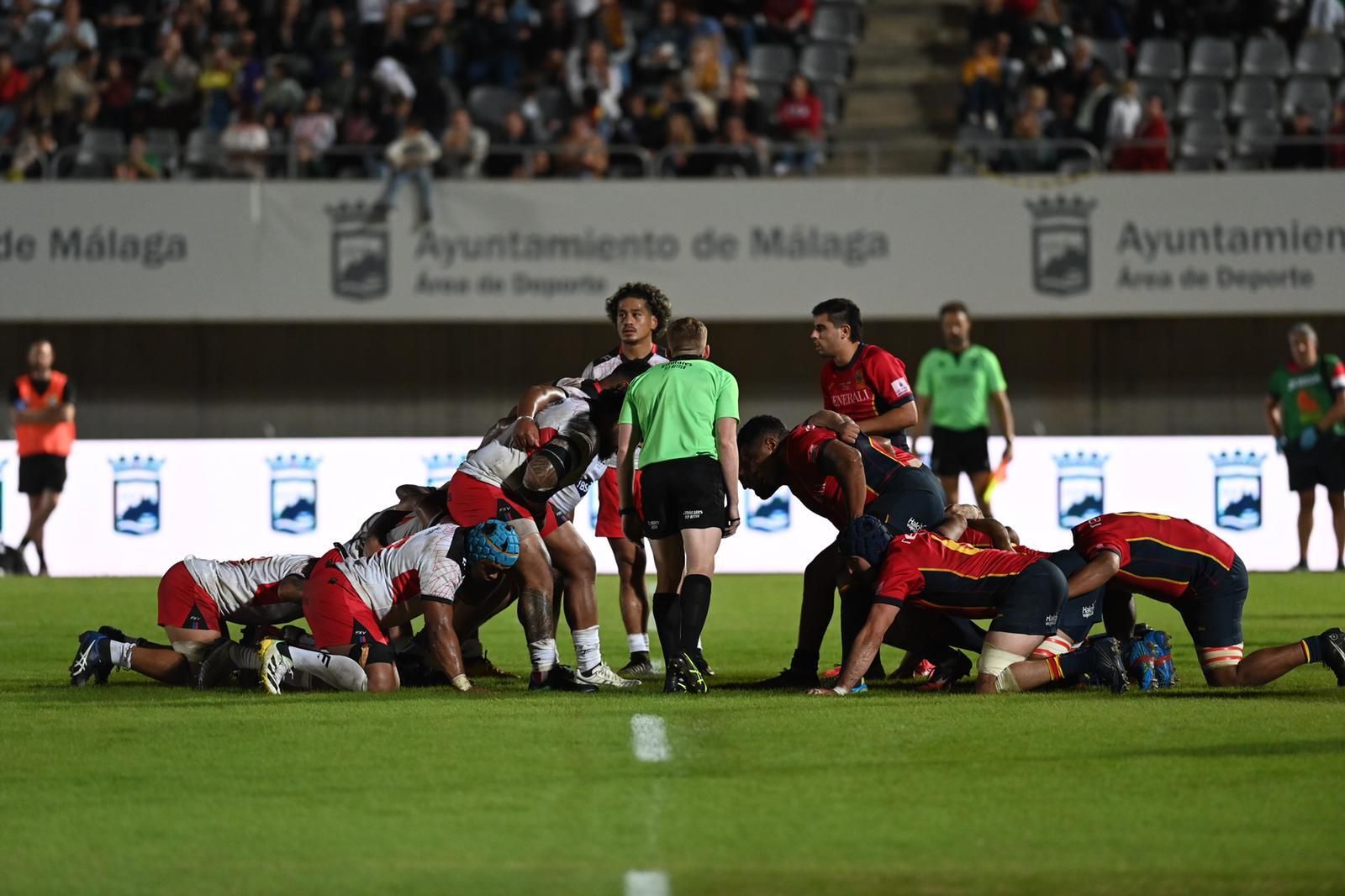 Las fotos del España-Tonga de rugby en Málaga