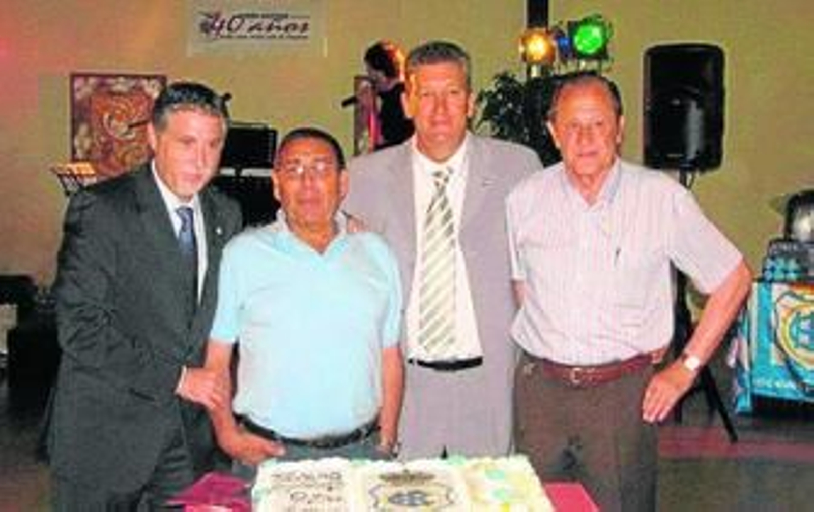 José Luis Martín, José Borrallo, José Manuel Sampedro y Juan Manzano. José Luis Martín, José Borrallo, José Manuel Sampedro y Juan Manzano.