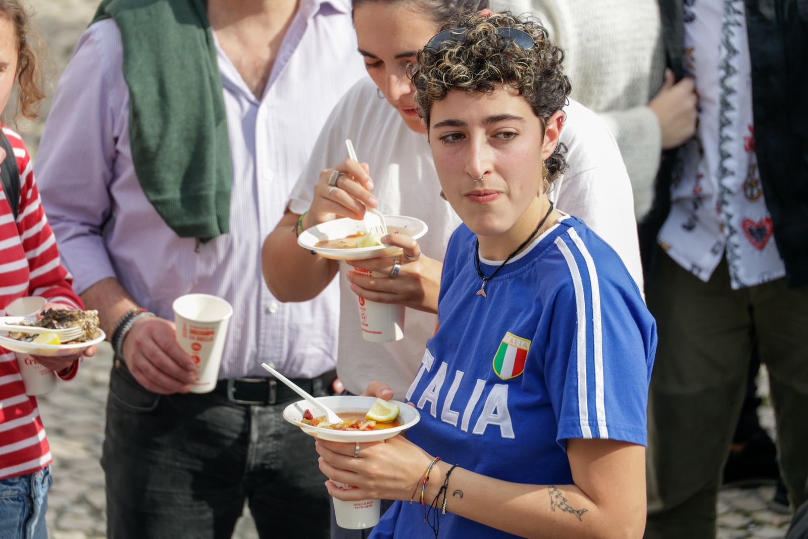 Todas las imágenes de la Ostionada en la plaza de San Antonio