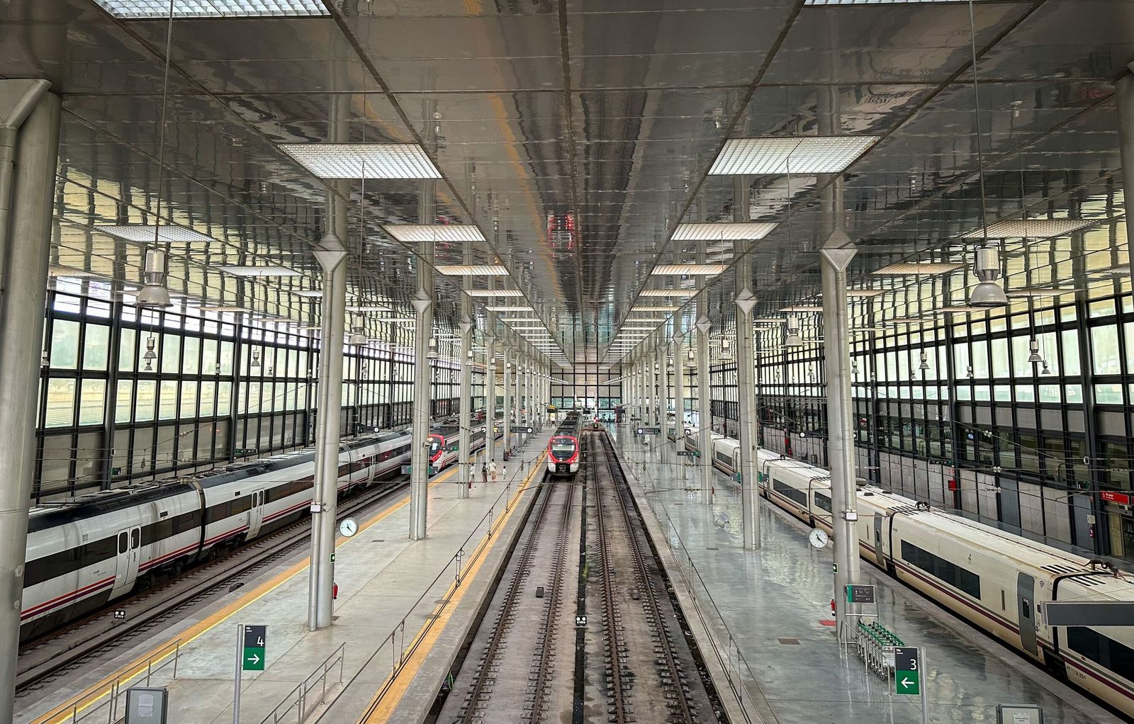 Terminal ferroviaria de Cádiz.