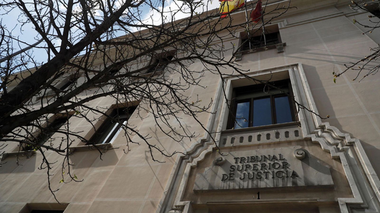 Fachada del Tribunal  Superior de Justicia de Madrid.