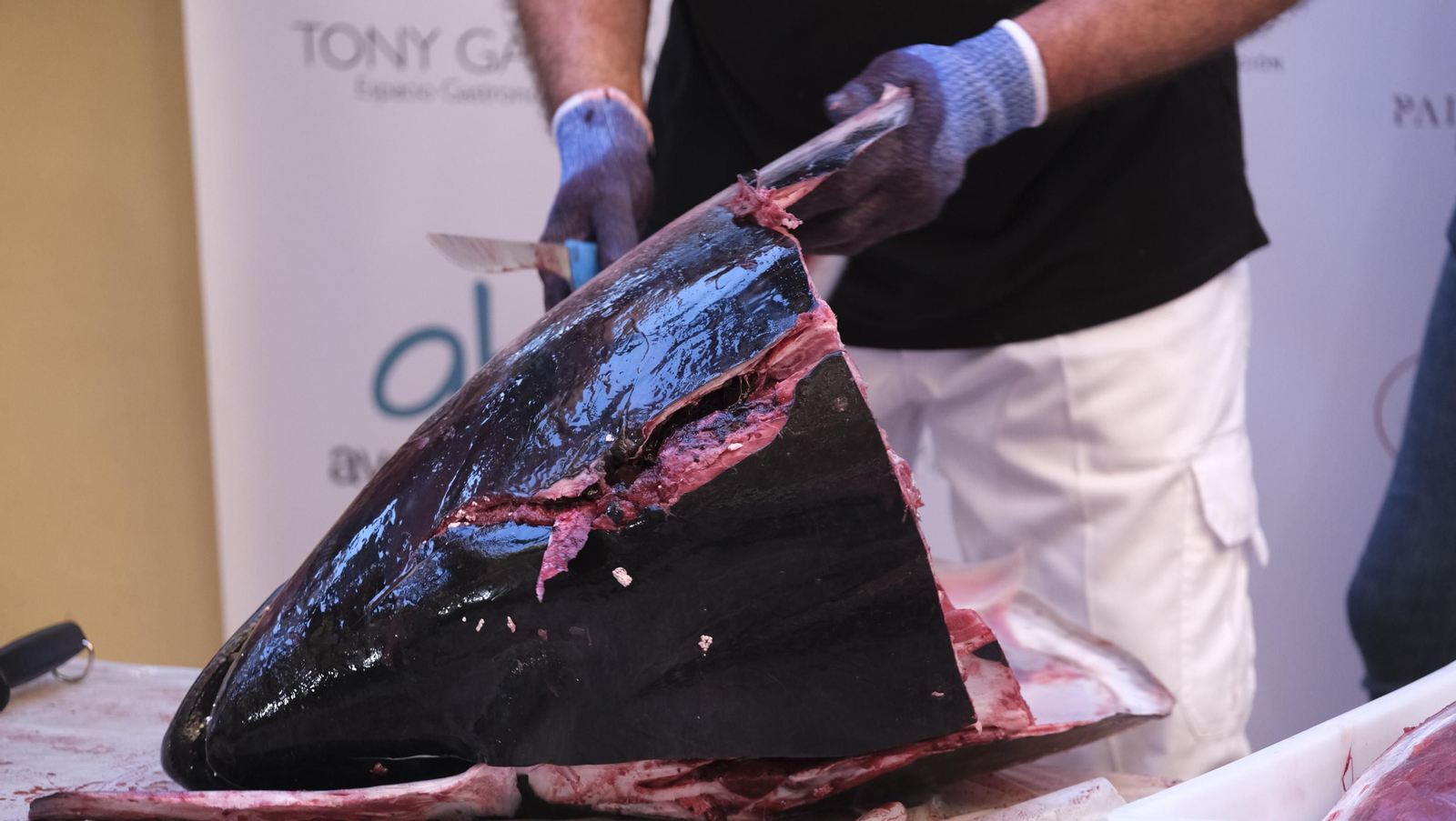 Jornadas del ronqueo del atún de almadraba en el Espacio Gastronómico Tony García, en Almería