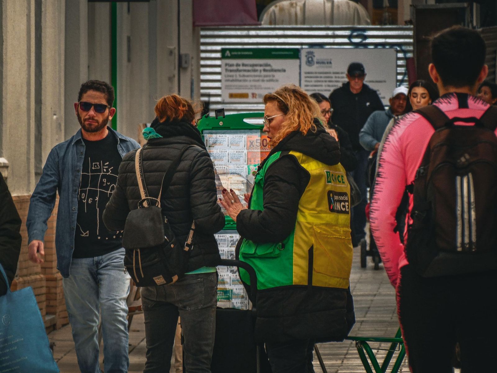Ambiente en las calles del centro, en fotos