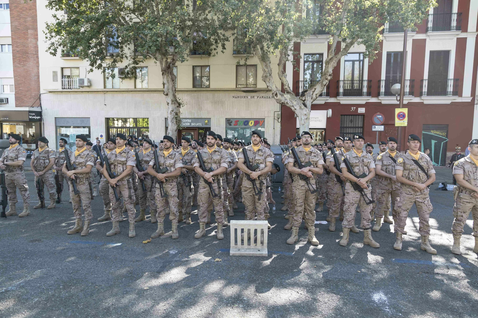 Las imágenes del desfile del Día de las Fuerzas Armadas en Sevilla