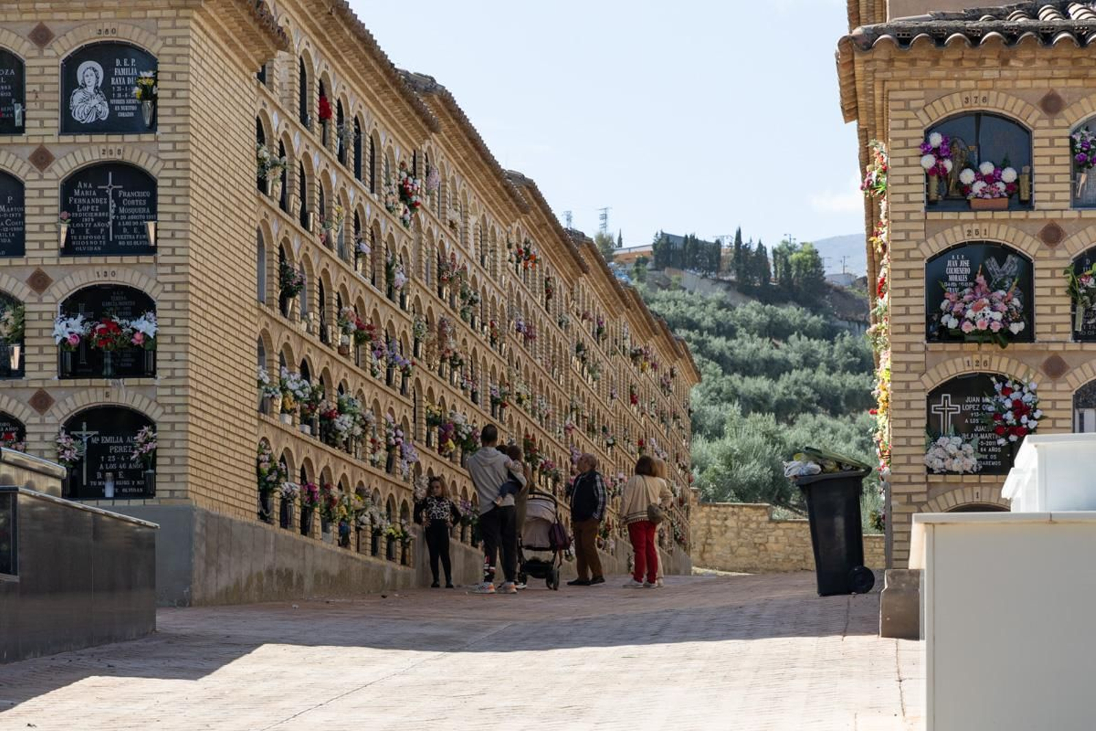 Día de Los Santos en el cementerio de San Fernando y San Eufrasio de Jaén, en imágenes
