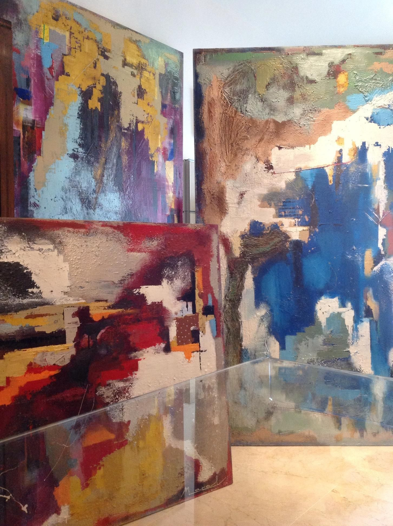 Algunas de las obras de Maral Ríos que podrán disfrutarse en TPOP.