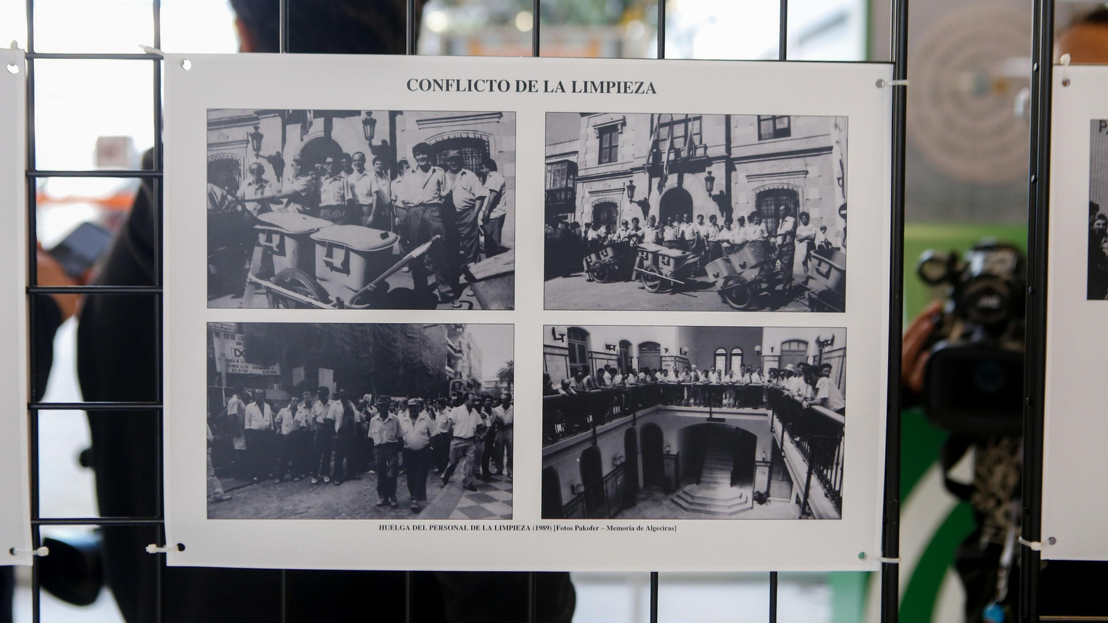 Fotos de la exposición y conferencia sobre el movimiento obrero en el Campo de Gibraltar