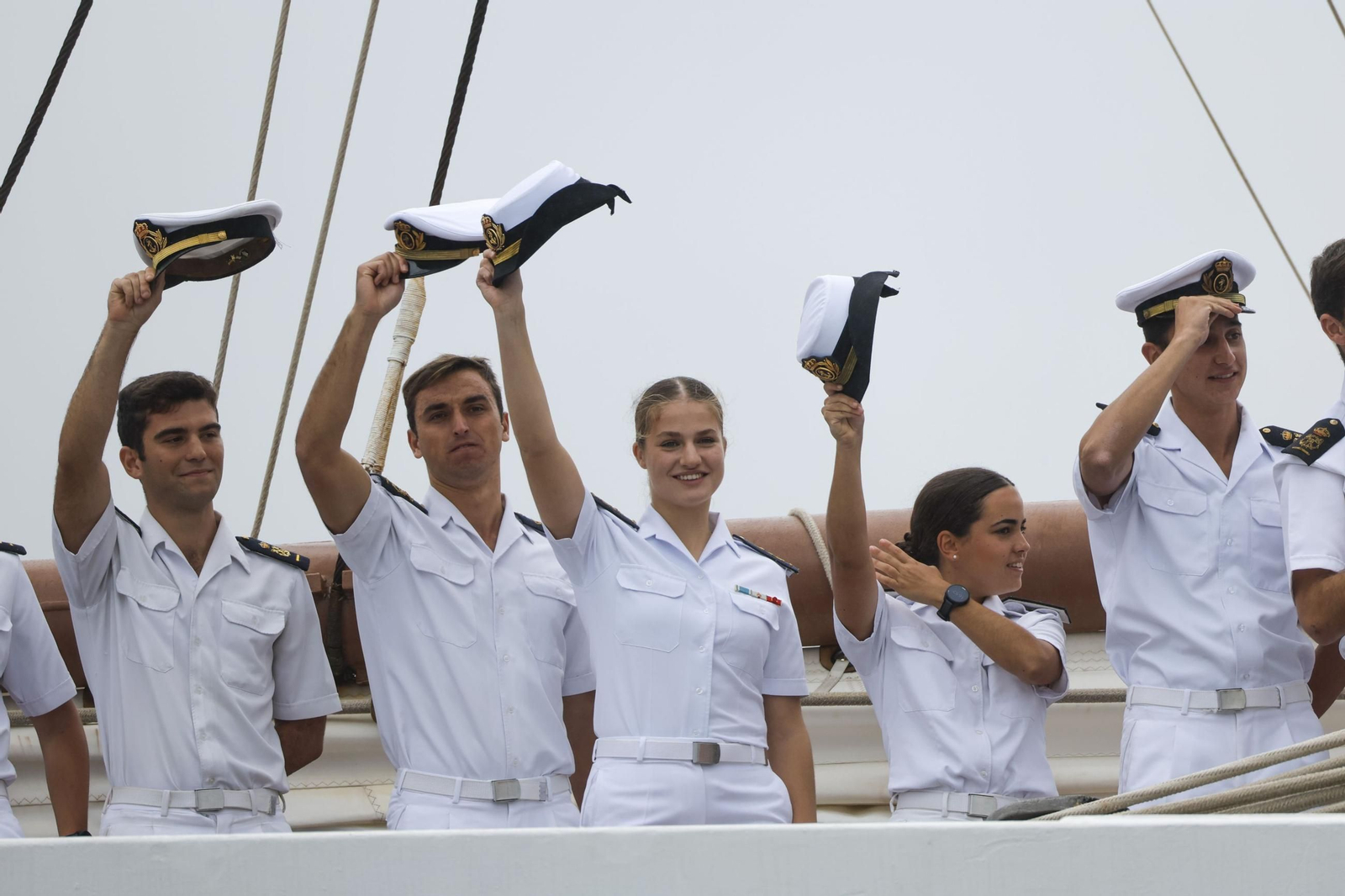 Así terminó el crucero de instrucción de la princesa Leonor en el 'Juan Sebastián de Elcano'
