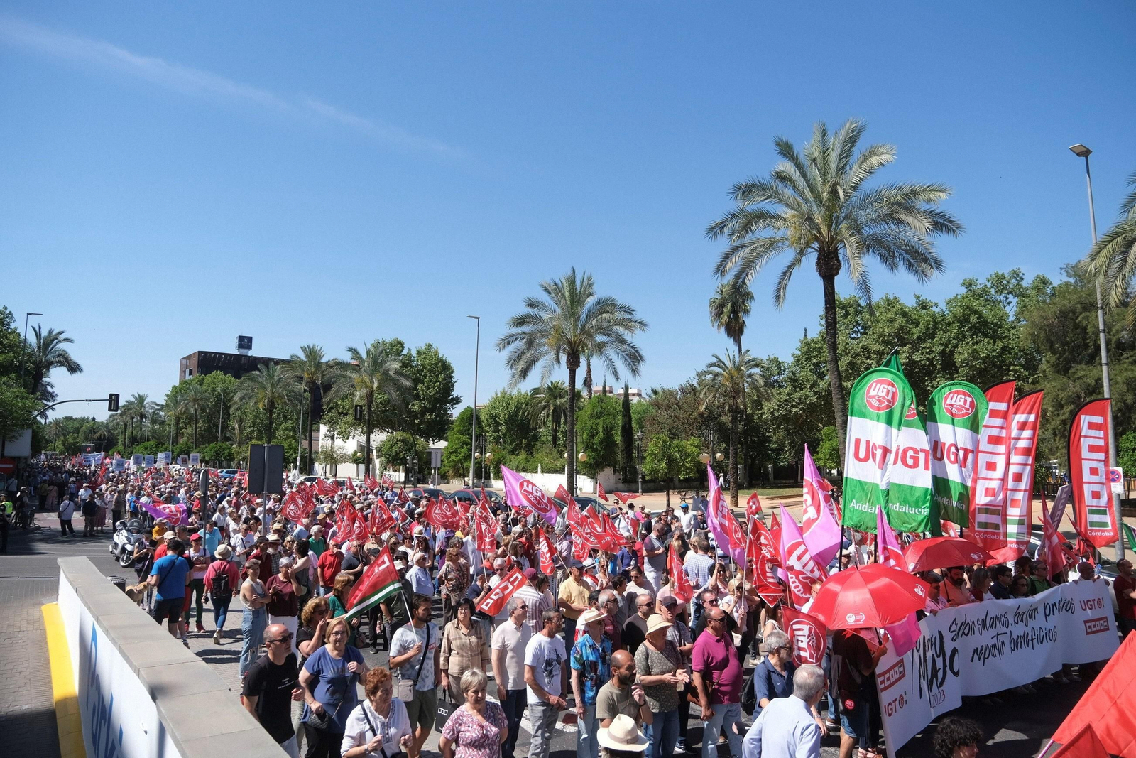 La manifestación del Primero de Mayo de Córdoba, en imágenes