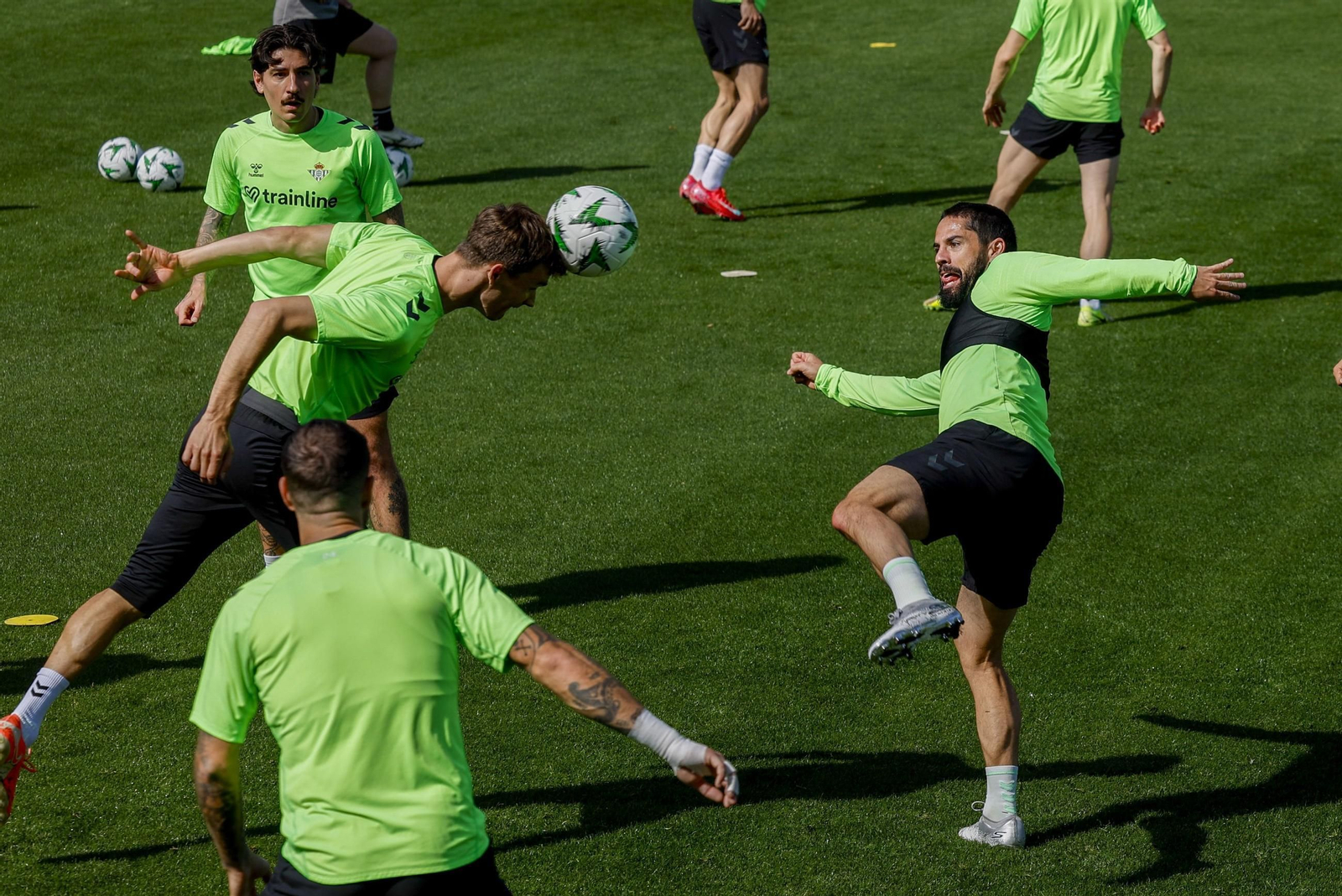 Las fotos de la previa del Betis - Jagiellonia