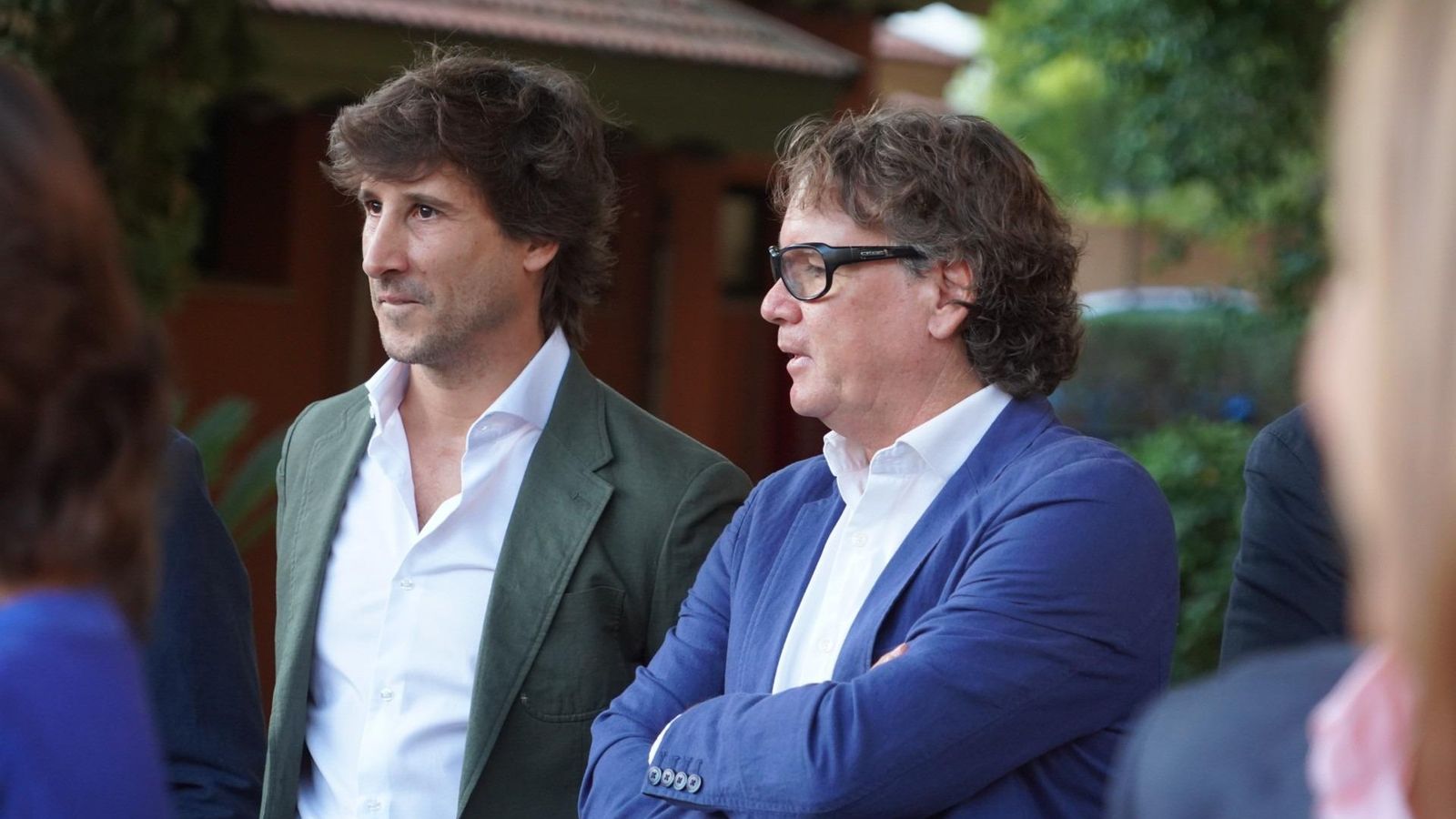 El director ejecutivo del torneo, Curro Tristán, durante su intervención el pasado jueves en la presentación de la Copa Sevilla a las autoridades