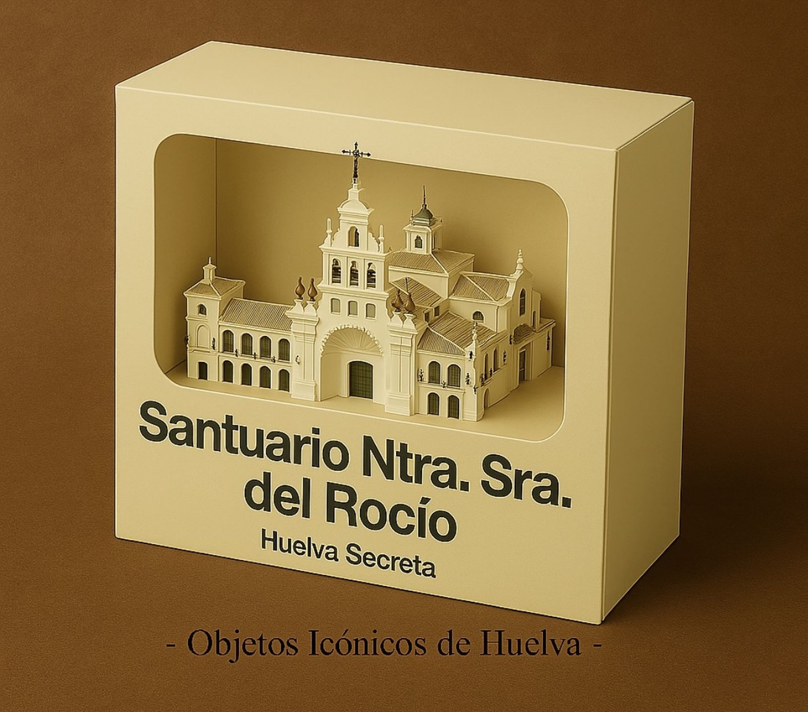 Así se vería Huelva si fuese un coleccionable