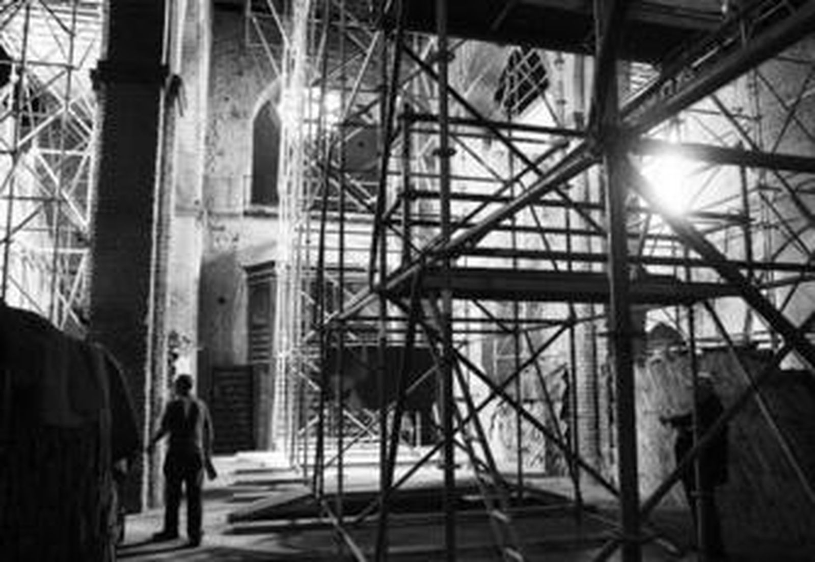 Estado actual del interior de la iglesia de Santa Catalina.