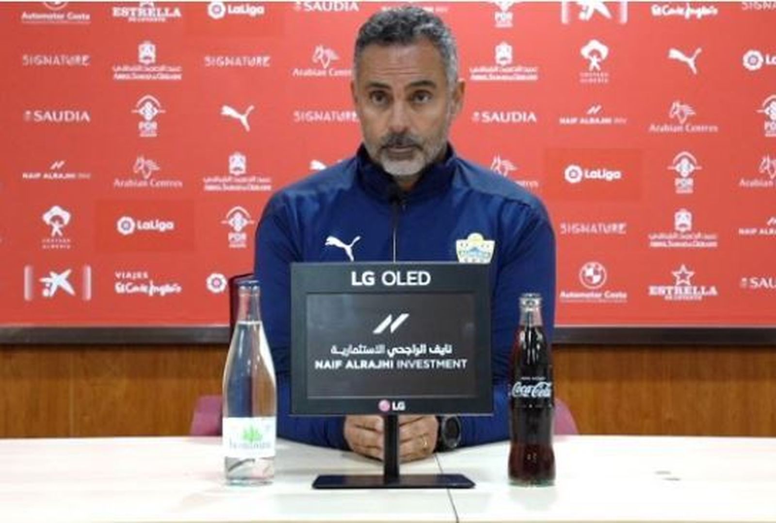 Gomes, en la sala de prensa.