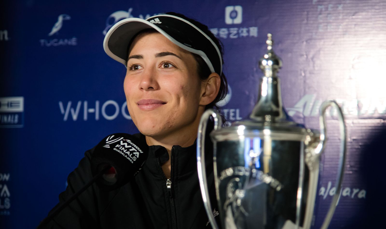 La celebración de Muguruza como 'maestra' del tenis