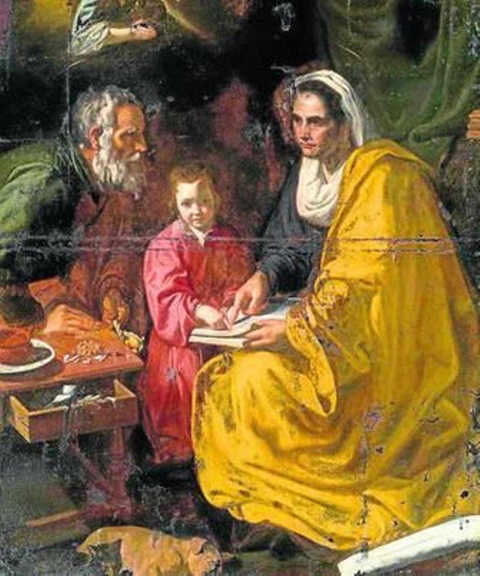 'La educación de la Virgen', del joven Velázquez.