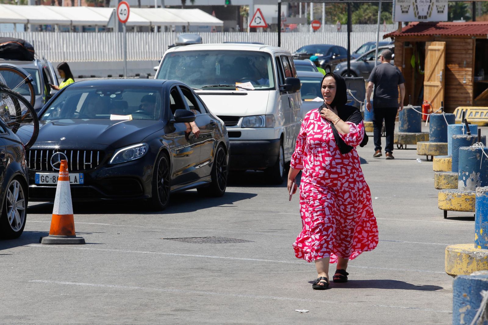 El intenso sábado en la Operación Paso del Estrecho en Algeciras, en imágenes