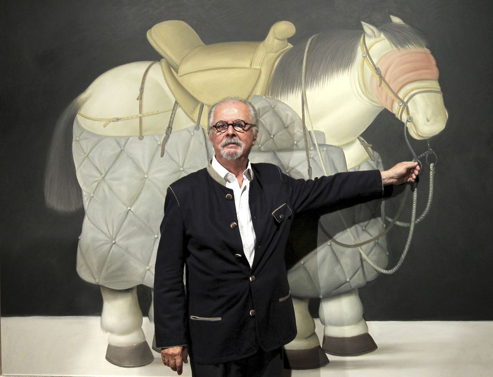 El pintor y escultor Fernando Botero a los 91 años