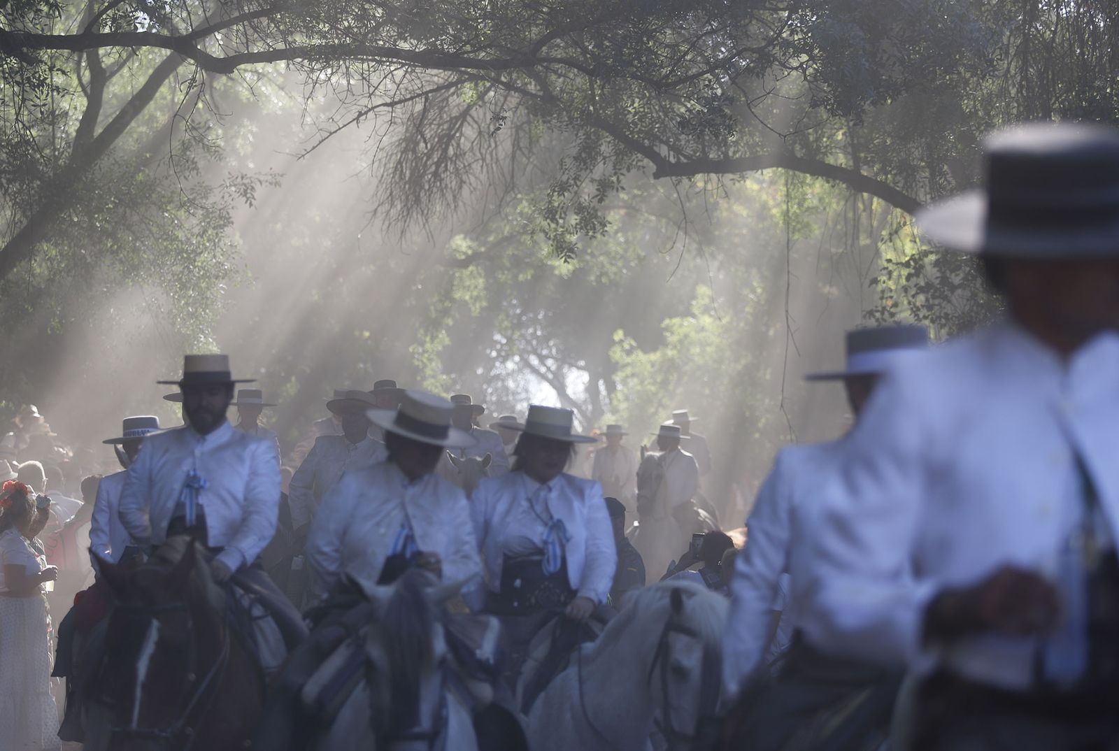 Imágenes de la Hermandad de Huelva a su paso por El Charco