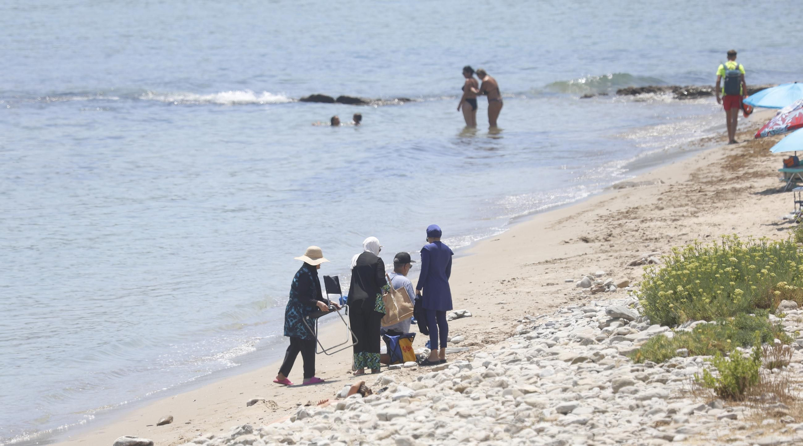 Fotos del sábado en la playa de Getares