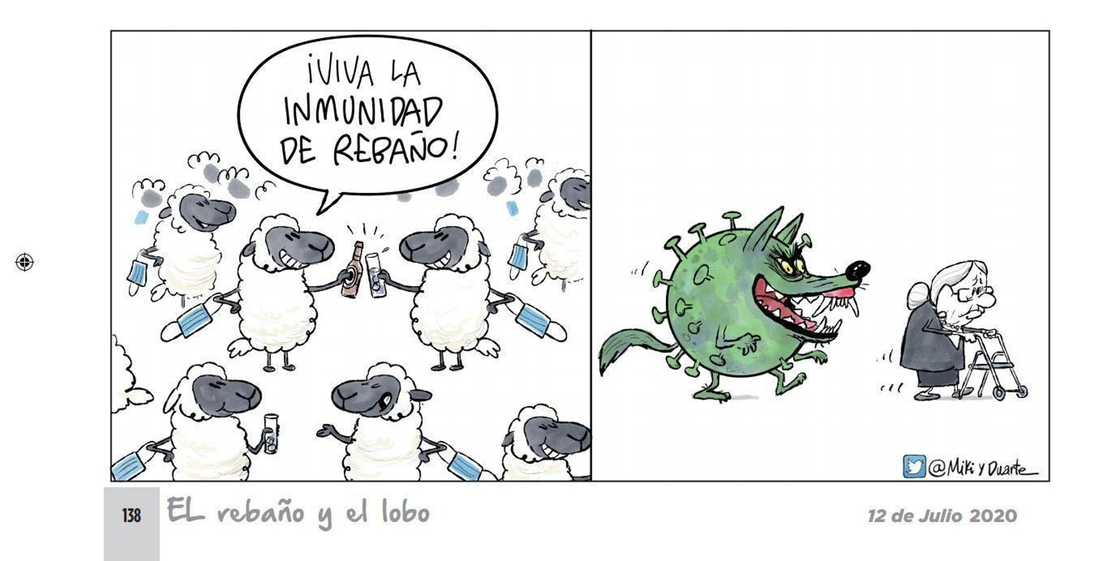 La pandemia contada por  el lápiz de Miki&Duarte