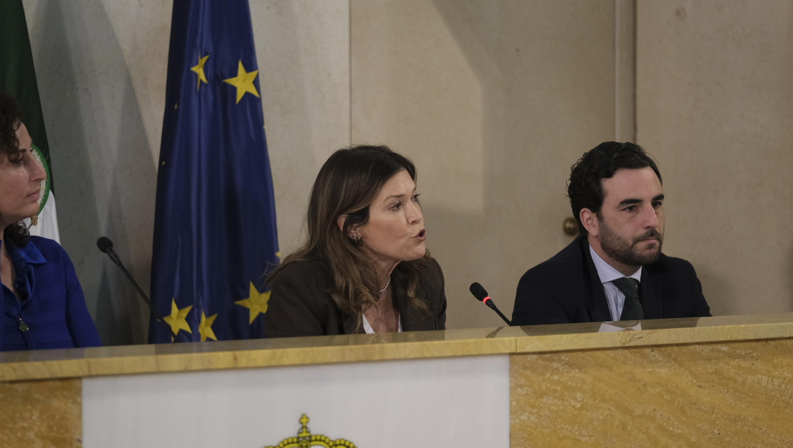 Imágenes del Pleno del Ayuntamiento de Almería sobre el estado de la Ciudad