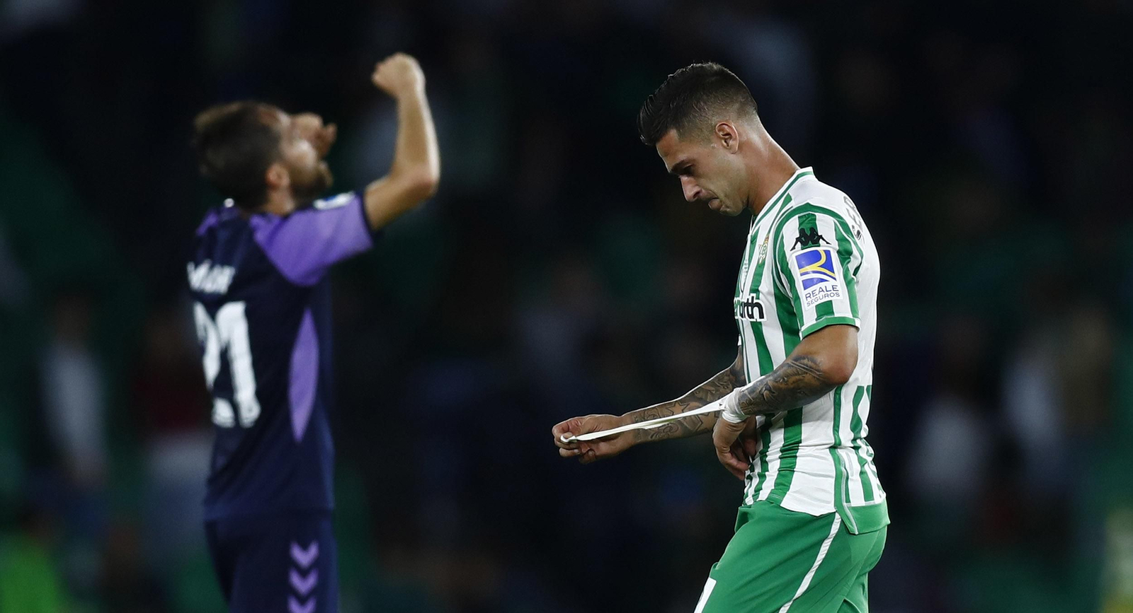 Las imágenes del Betis-Valladolid