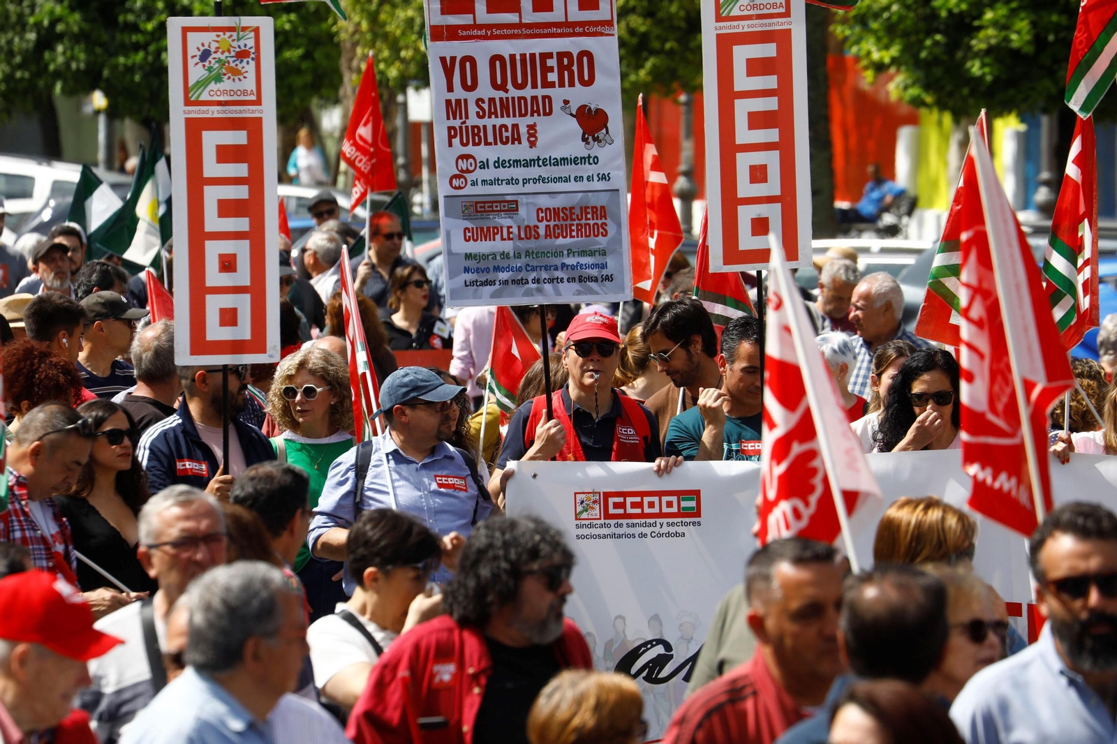 Todas las imágenes de la manifestación del 1 de mayo en Córdoba Todas las imágenes de la manifestación del 1 de mayo en Córdoba