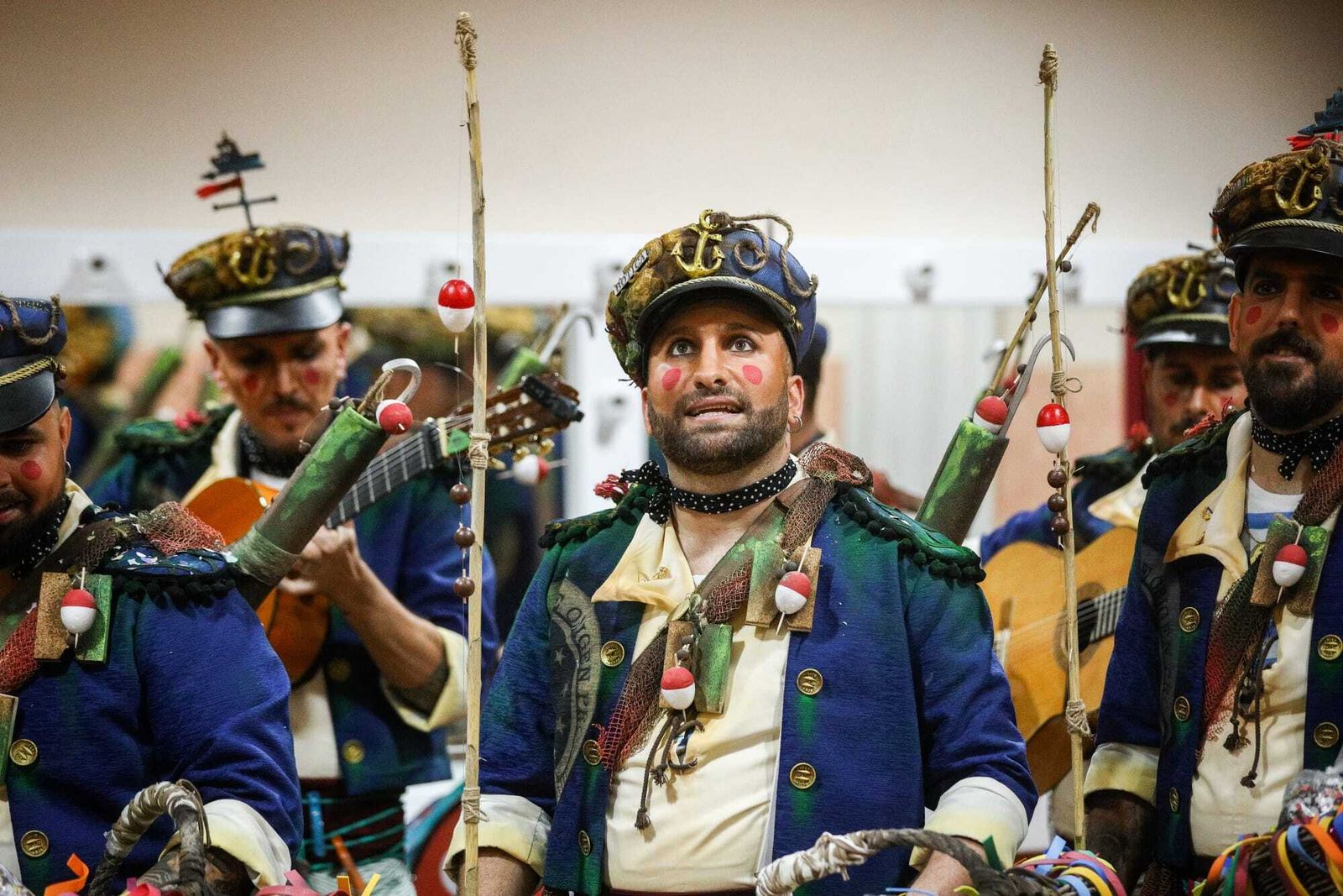 El ambiente en los camerinos del teatro
