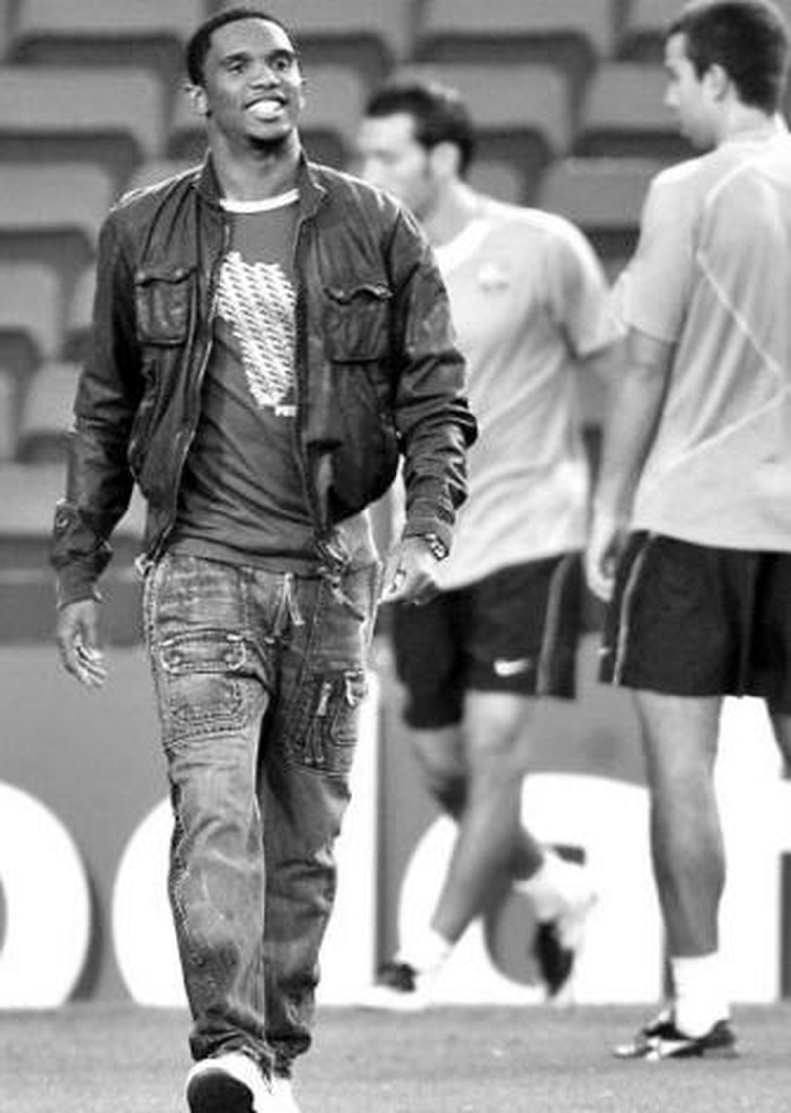 El camerunés Eto'o no forzará su sobrecarga en Zaragoza.