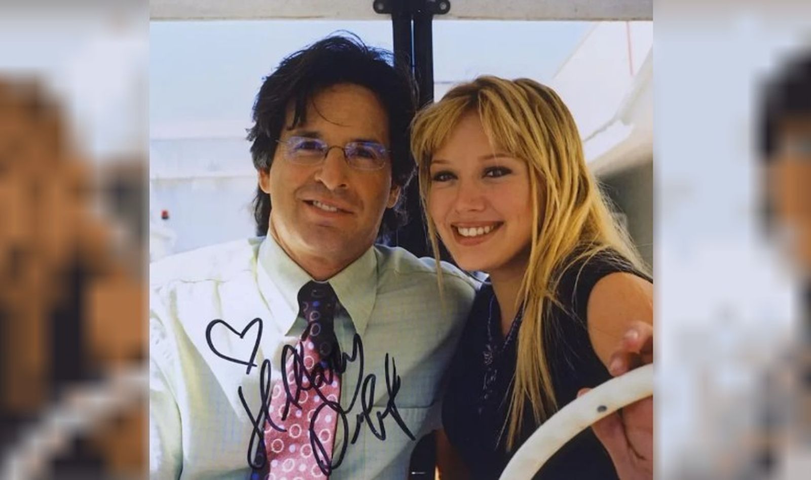 Robert Carradine con Hilary Duff en 'Lizzie McGuire'