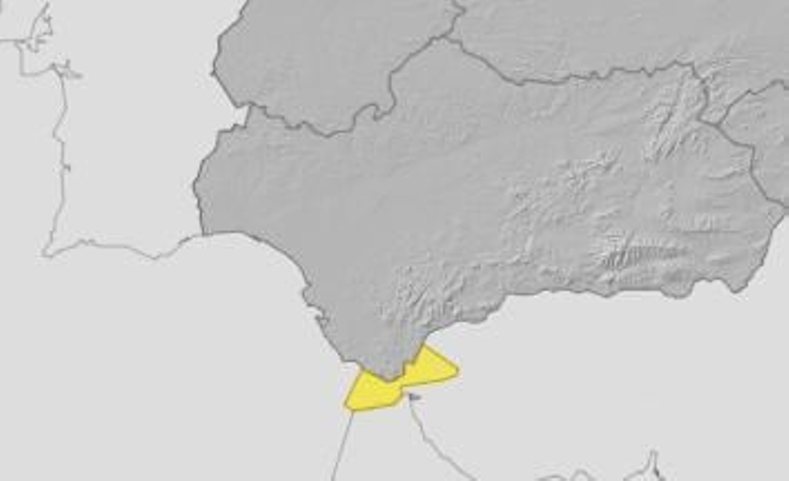 Aviso amarillo por oleaje en la zona del Estrecho para este martes.