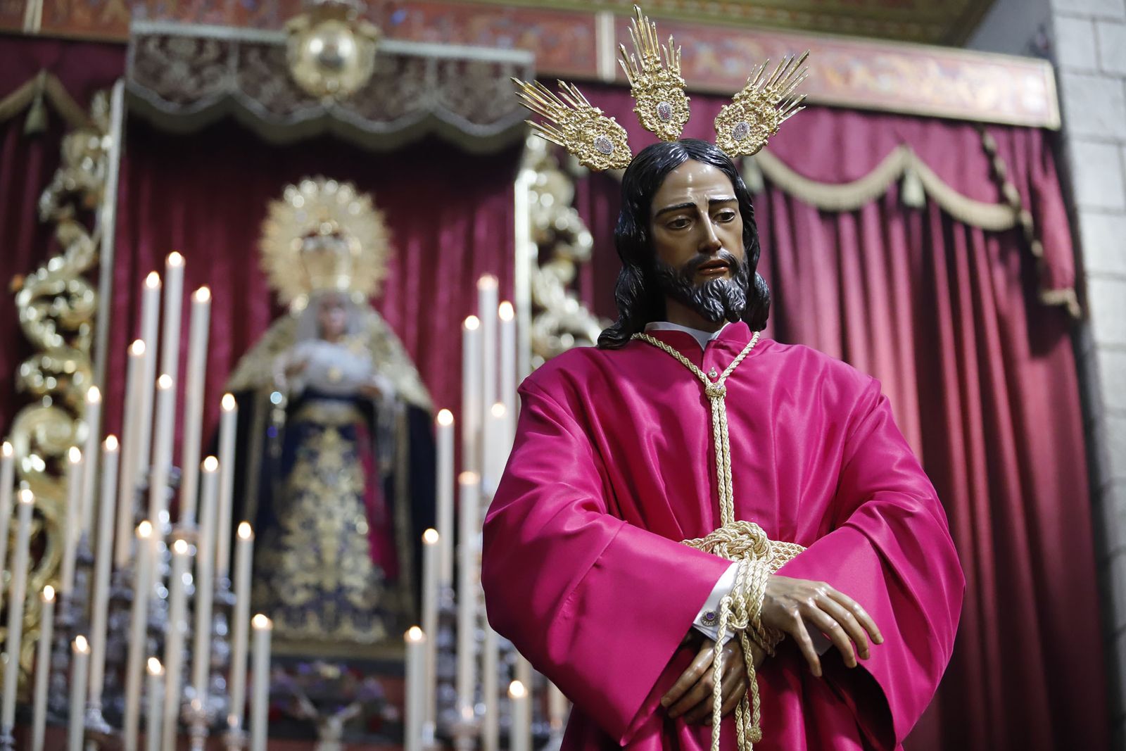 Imágenes de las veneraciones a los Cautivos de Huelva