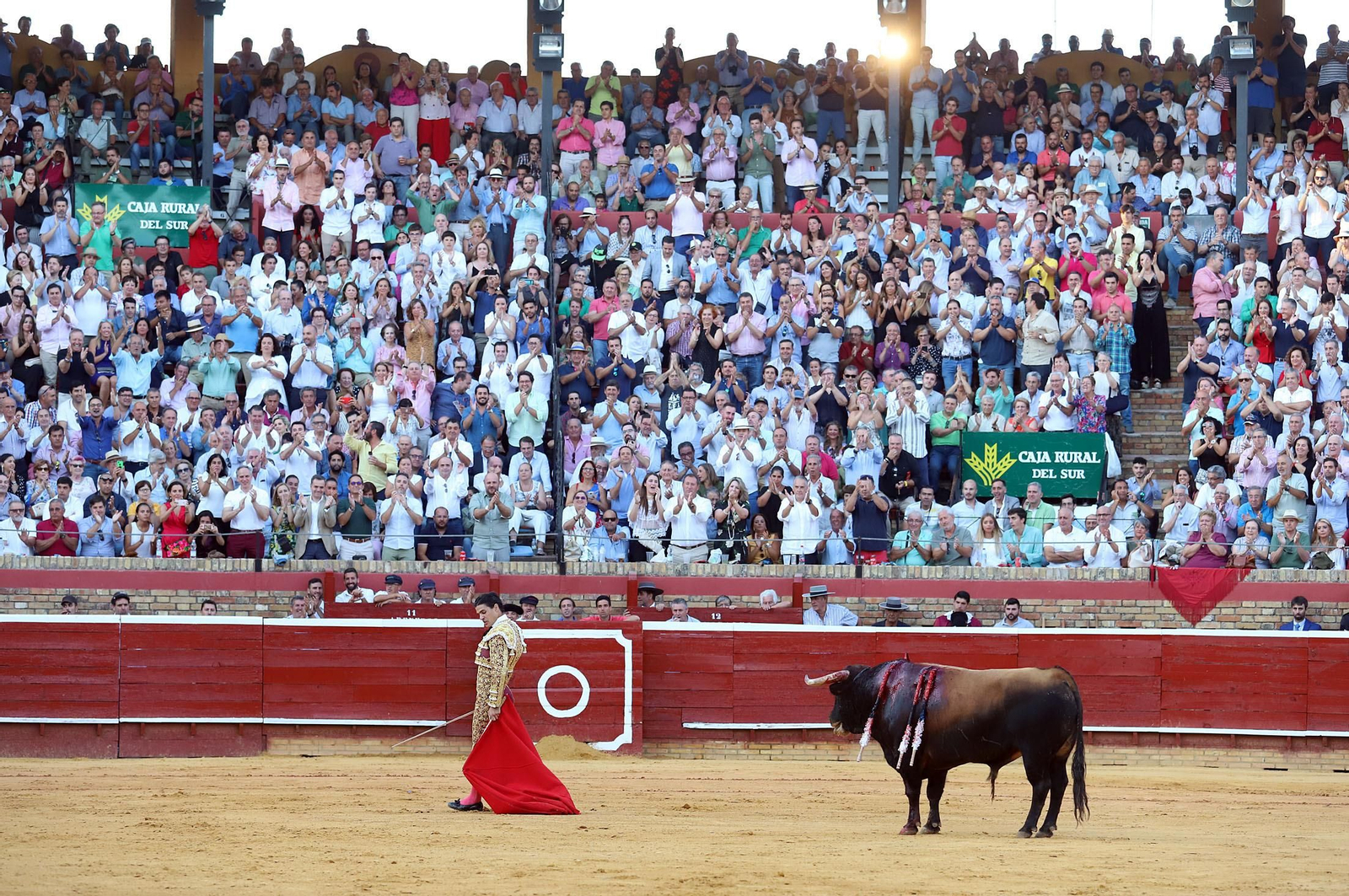 Imágenes de Morante de la Puebla, David de Miranda y Pablo Aguado en la Plaza de Toros La Merced