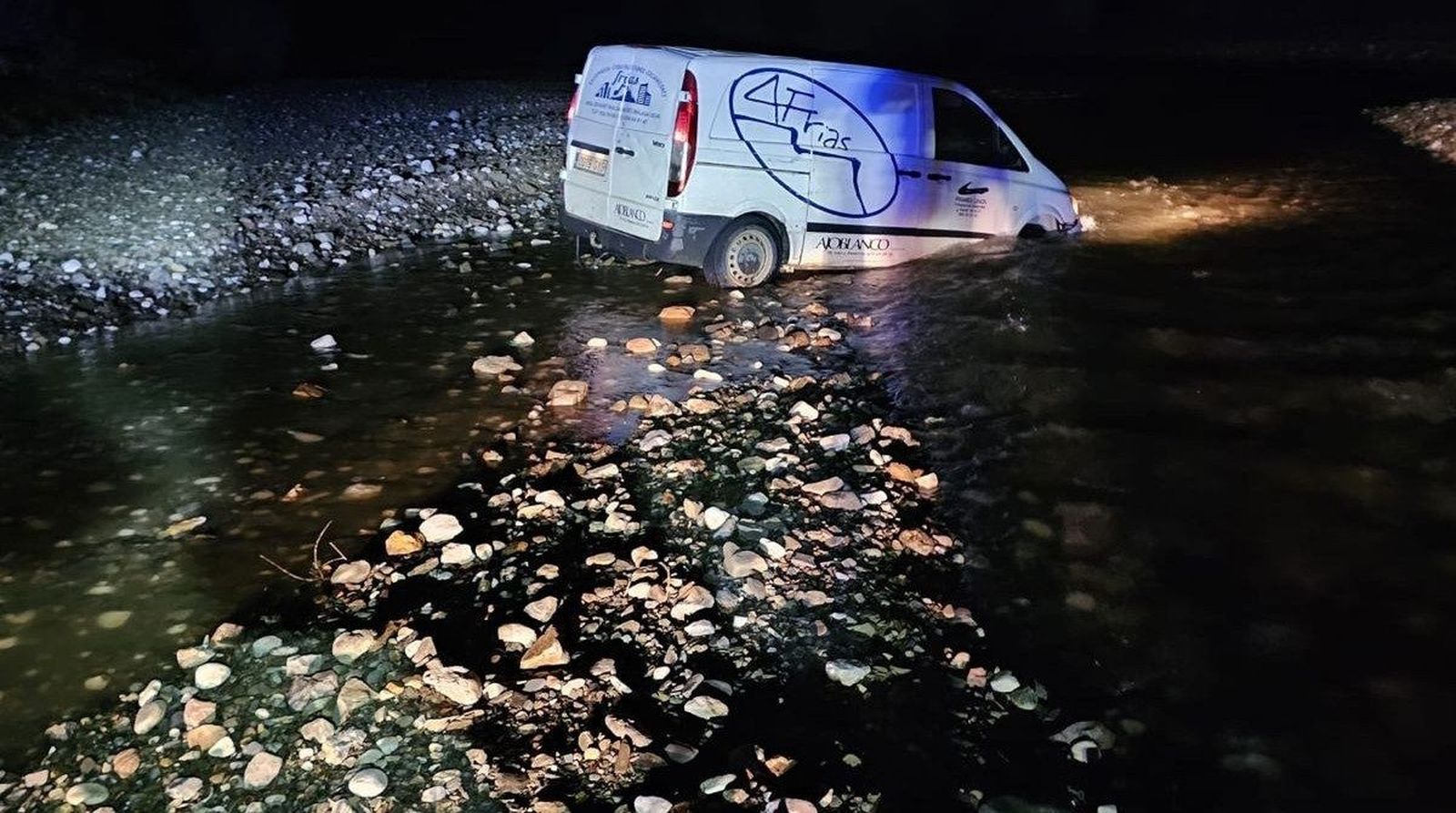 La furgoneta que descubrió la Policía Local en Mijas