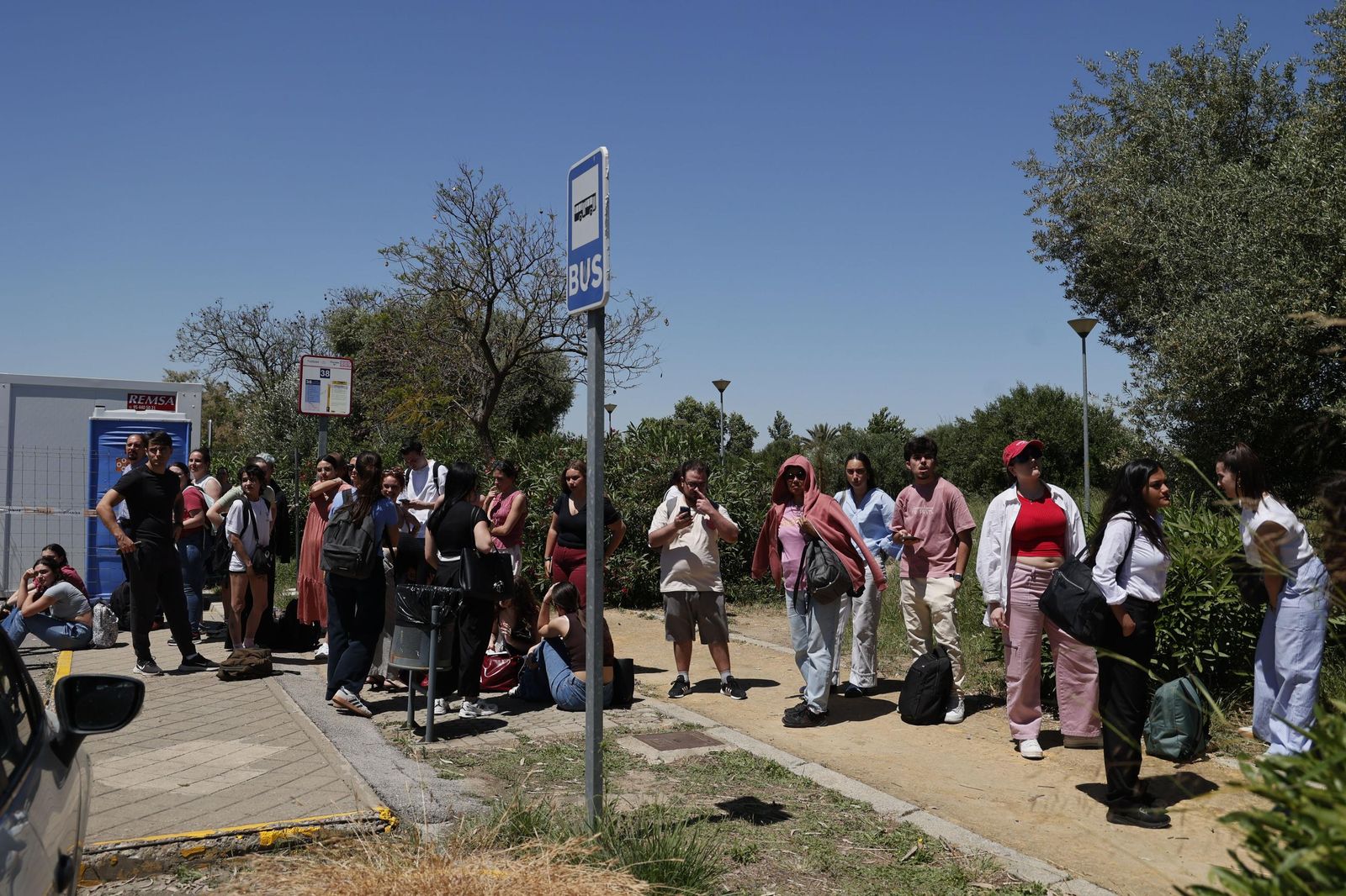 Imágenes del apagón en Sevilla