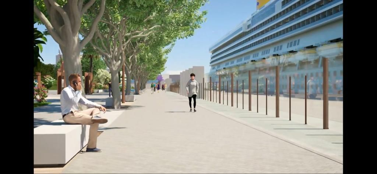 Así será la avenida que surja tras la integración puerto y ciudad Así será la avenida que surja tras la integración puerto y ciudad