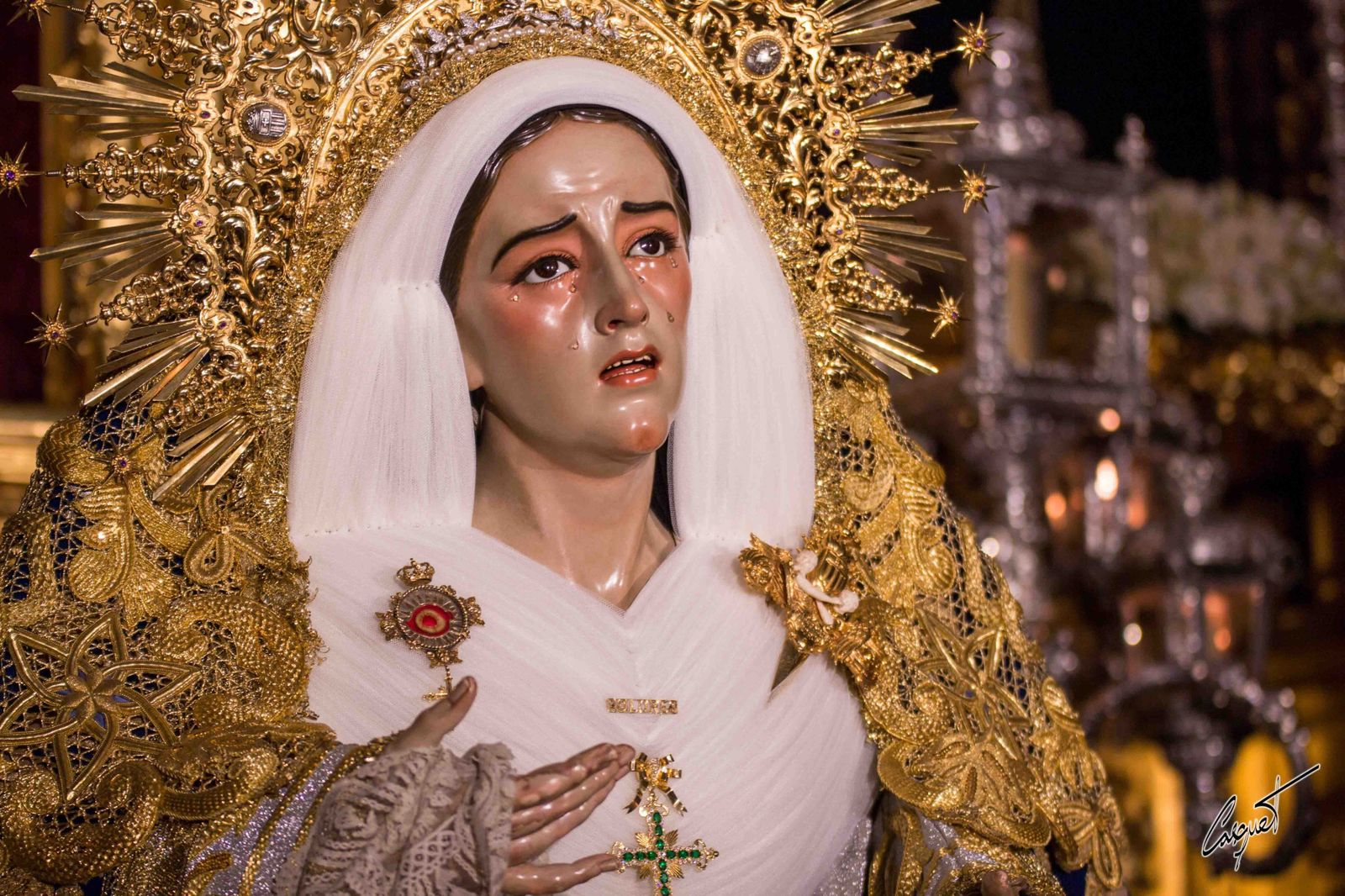 La dolorosa de Jesús Despojado en su veneración de septiembre