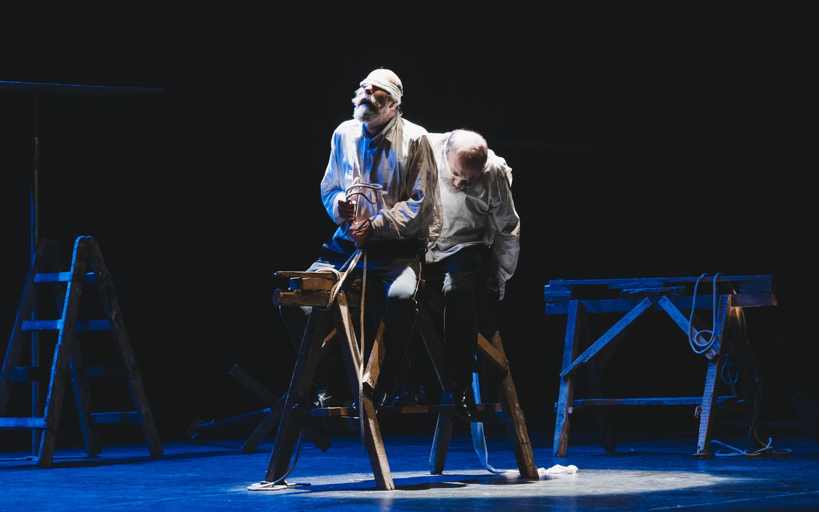 Uno de los momentos de la nueva obra de La Zaranda.