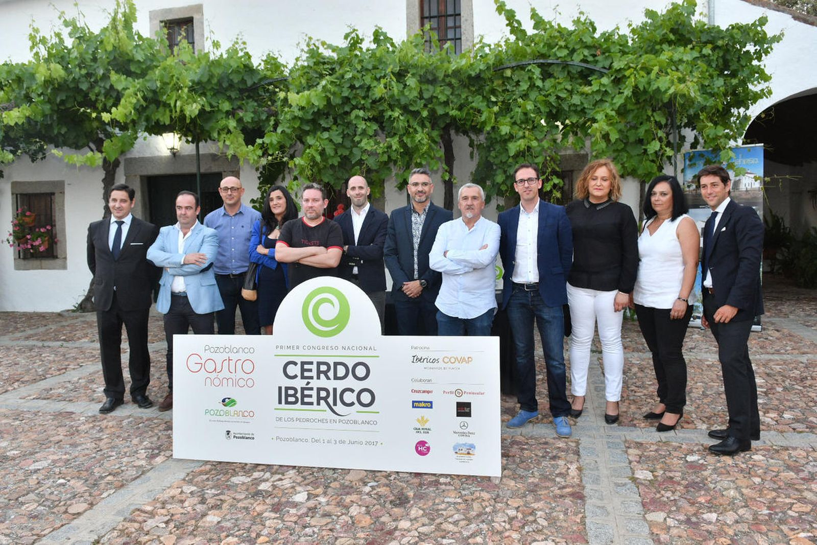 Un momento de la entrega de los galardones, ayer en Pozoblanco.