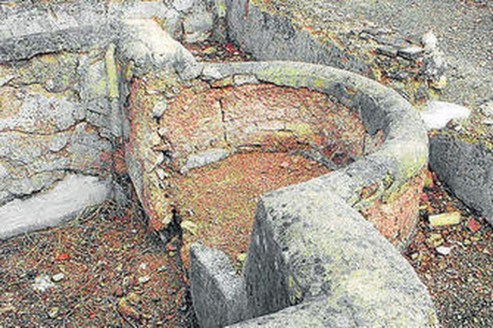 Un detalle de la Villa de Mitra, de Cabra.