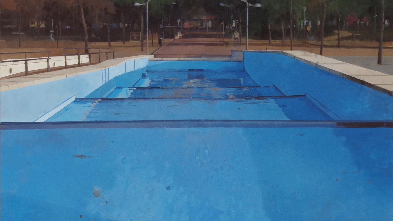 Paisaje urbano. Homenaje a Pierre Mondrian, obra con la que Escalera ha ganado el premio.