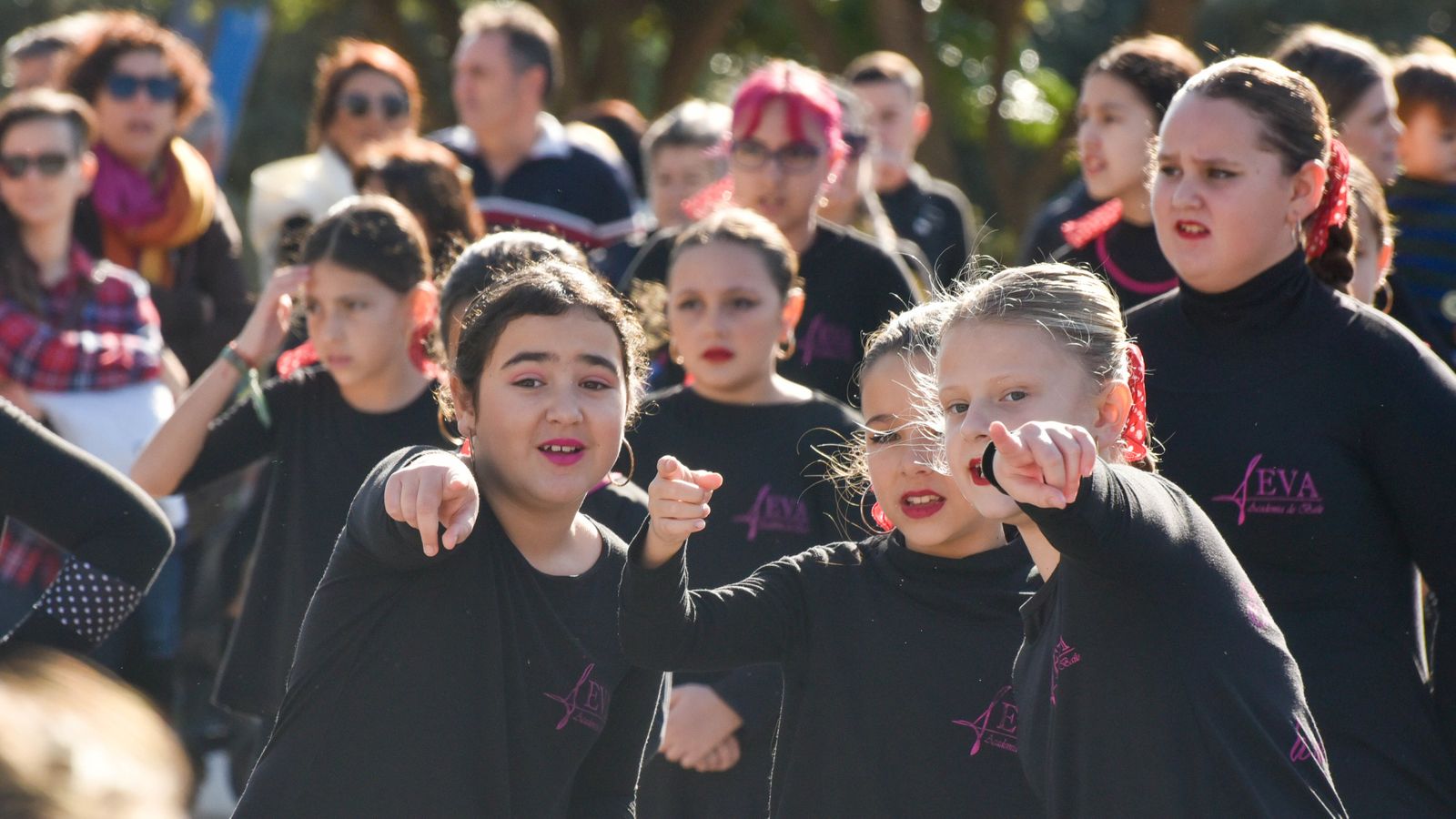 Flash mob flamenco en la Plaza de la Constitución de La Línea