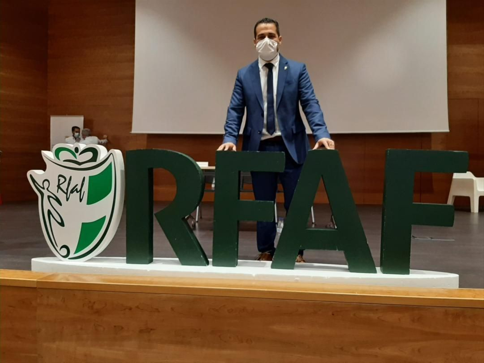Pablo Lozano, presidente de la Real Federación Andaluza de Fútbol.