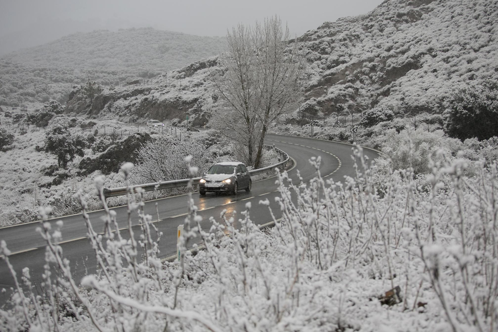 Nieve en Ronda.