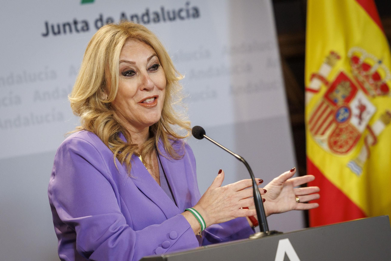 La consejera de Hacienda, Carolina España.