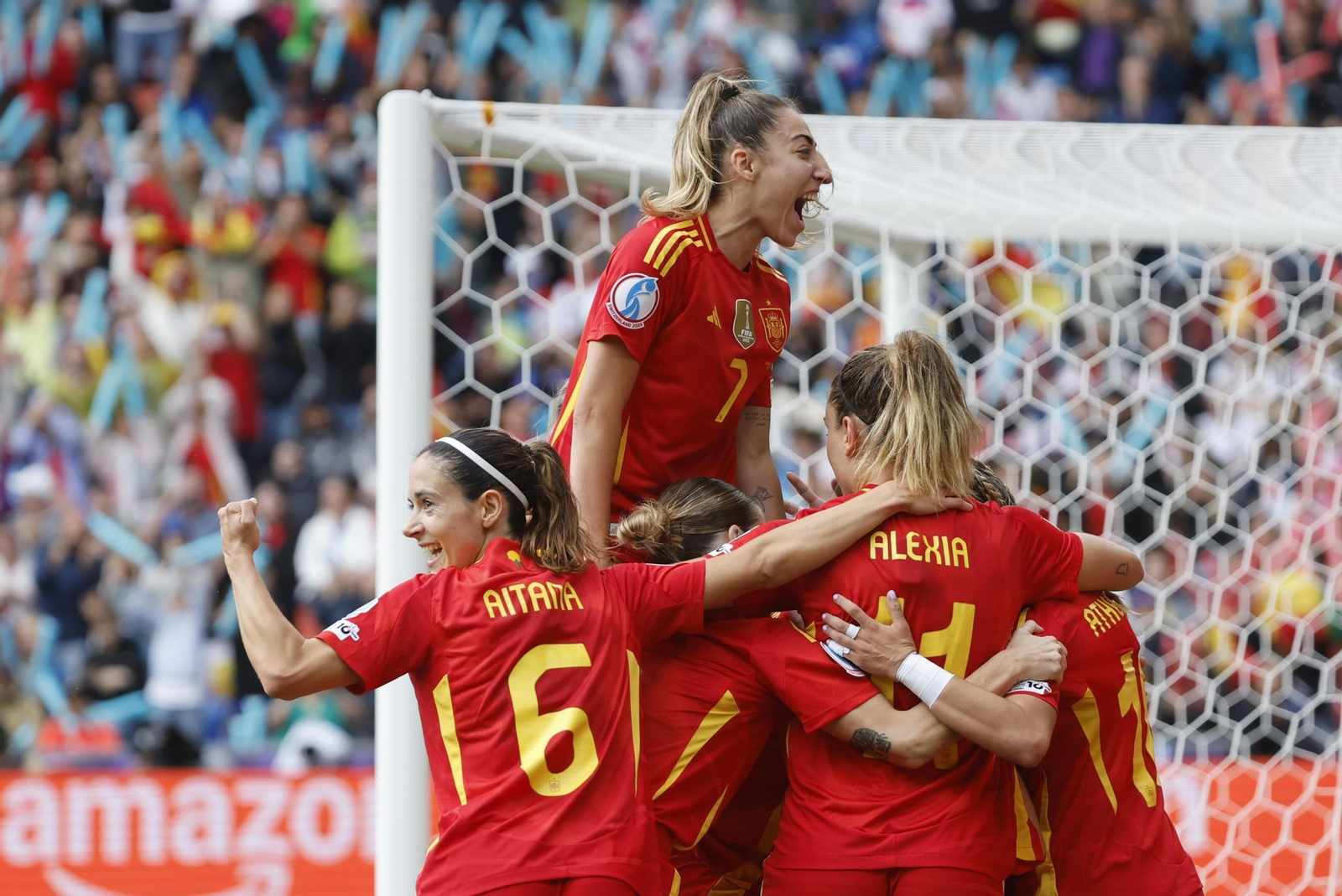 Las mejores imágenes de la final España - Inglaterra de la Eurocopa femenina